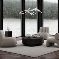 Ghost Taklampa Stor Vit