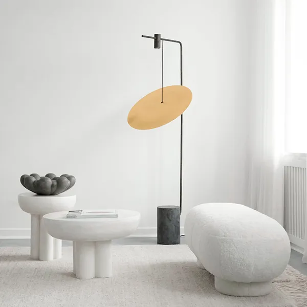 The Moon Stehlampe Messing