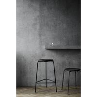 High Dot Barkrakk H65 3-bent Krom/ Sort Sort