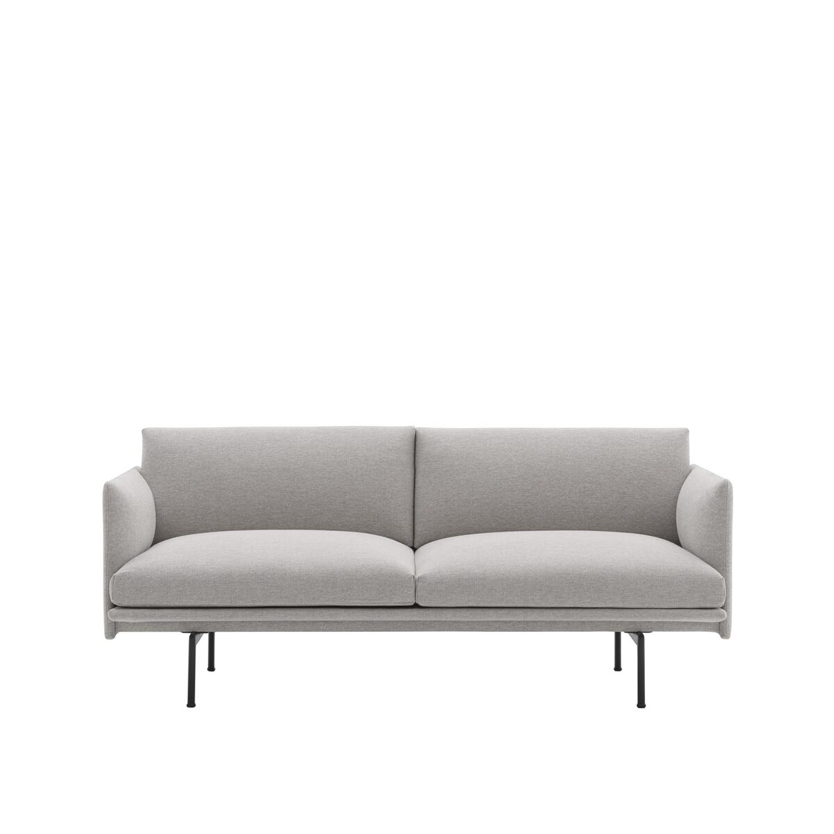 Outline 2-seater Sofa Clay 12/ Black