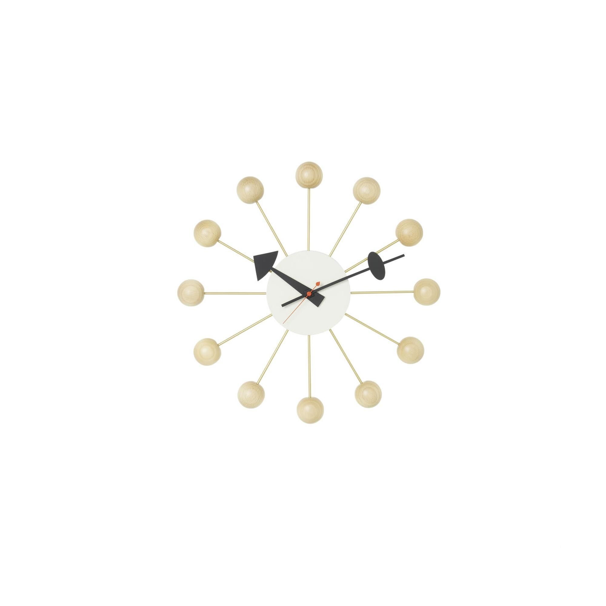 Ball Clock Vægur Bøg