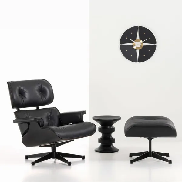 Petal Clock Watch Black/ Brass