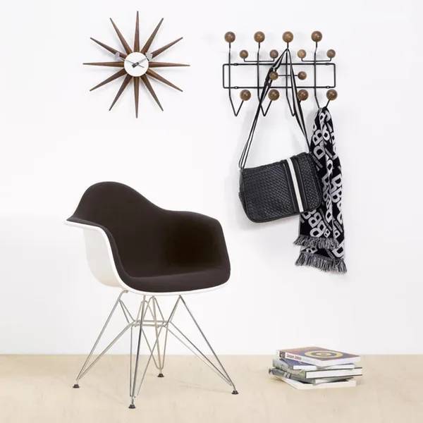 Sunburst Clock Clock Walnut