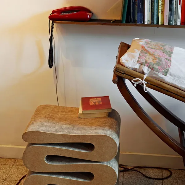 Wiggle Stool Natural