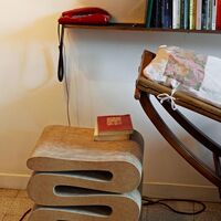 Wiggle Stool Natural