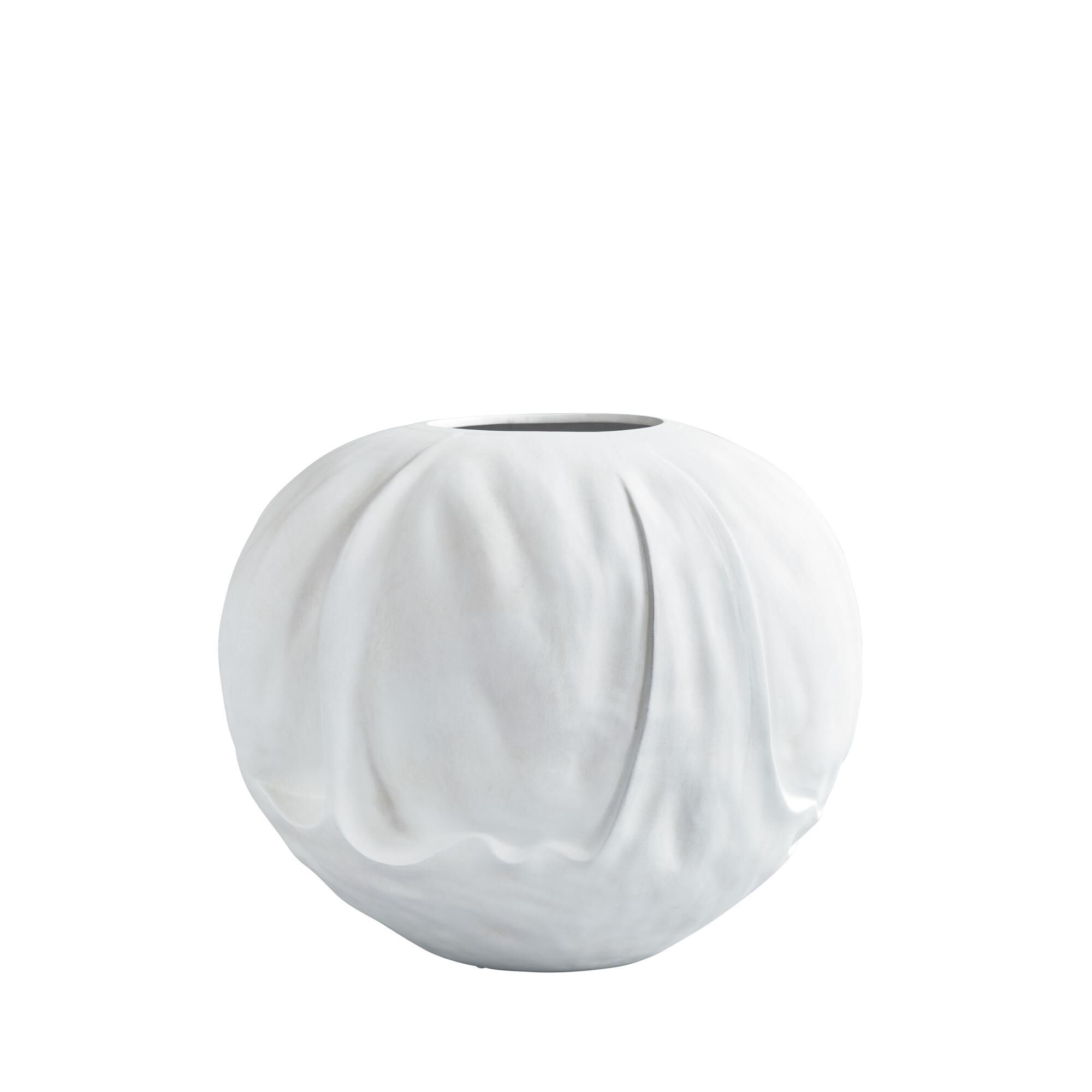 Orimono Vase Grand Os Blanc