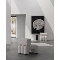 Fauteuil Foku Bouclé