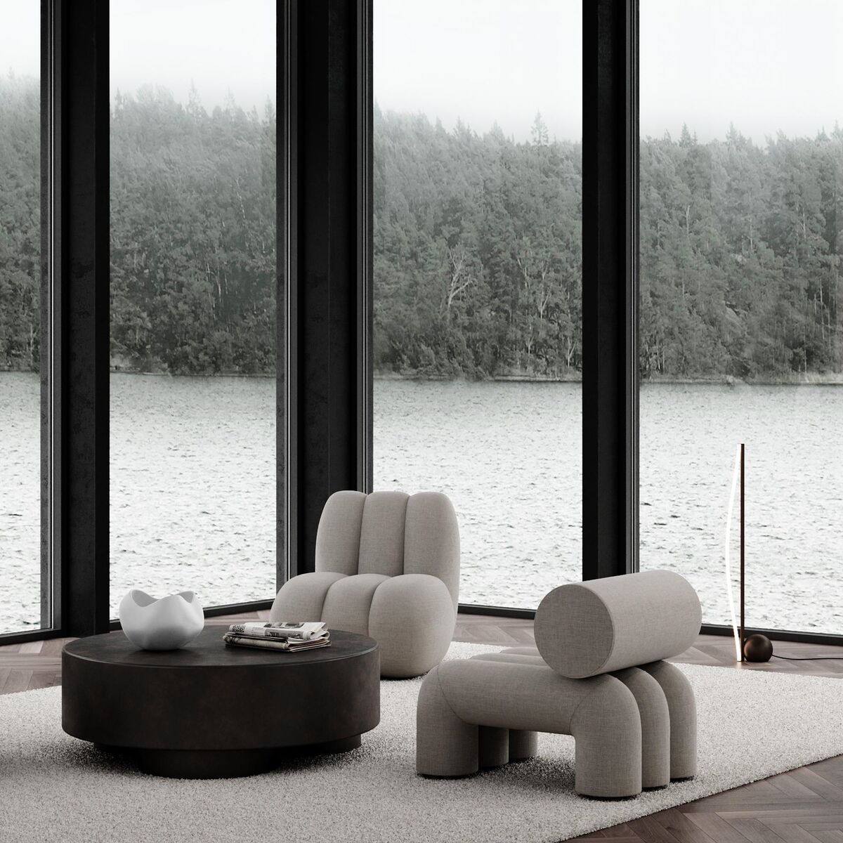 Foku Sessel Taupe