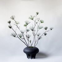 Medusa Vase Large Coffee