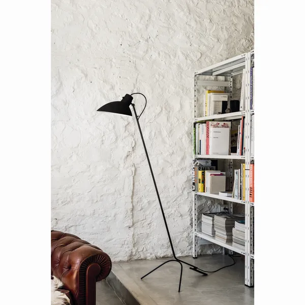 VV Cinquanta Gulvlampe Sort/Sort