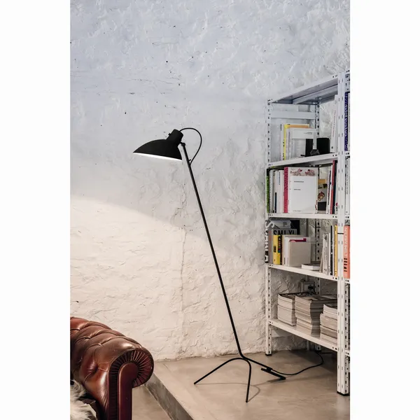 VV Cinquanta Gulvlampe Sort/Sort