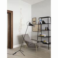 VV Cinquanta Gulvlampe Sort/Sort