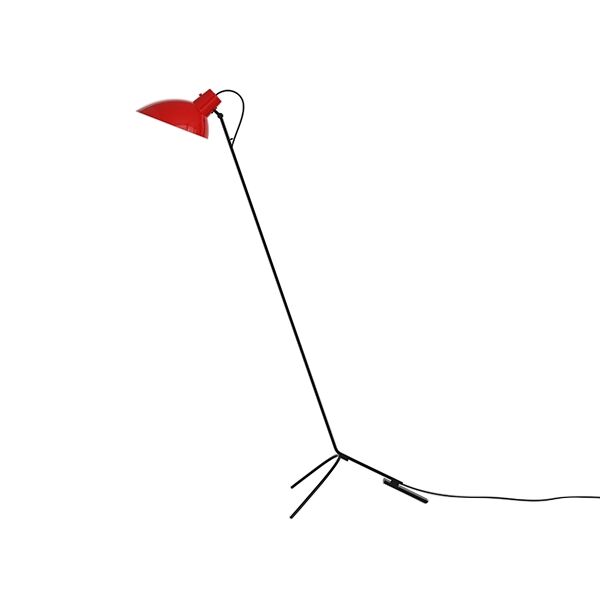 VV Cinquanta Golvlampa Svart/R&ouml;d