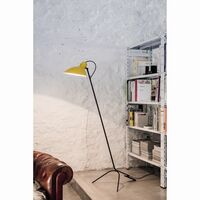 VV Cinquanta Gulvlampe Sort/Gul