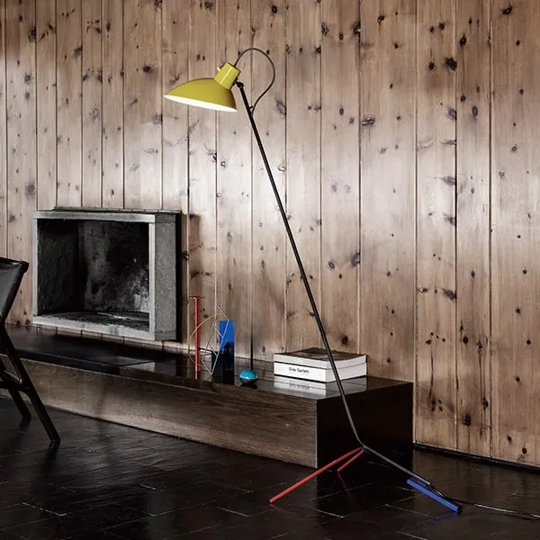 VV Cinquanta Stehleuchte Mondrian/Gelb