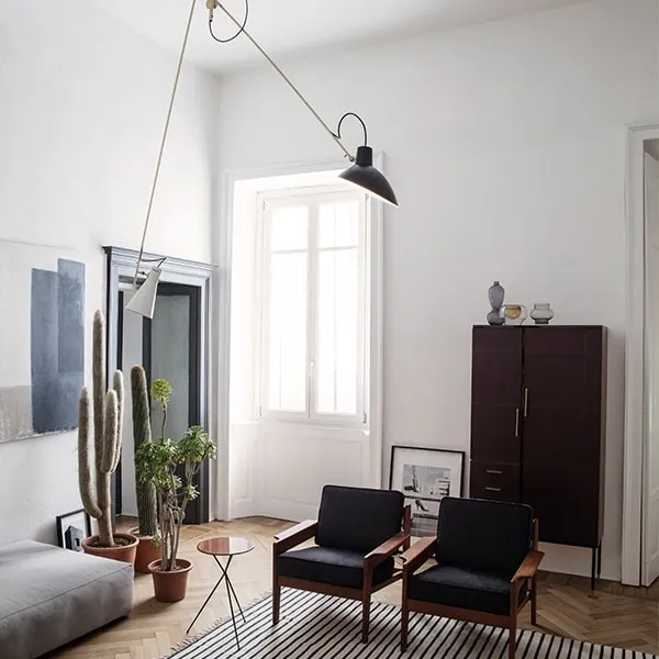 VV Cinquanta Ceiling Light Suspension Black/Black