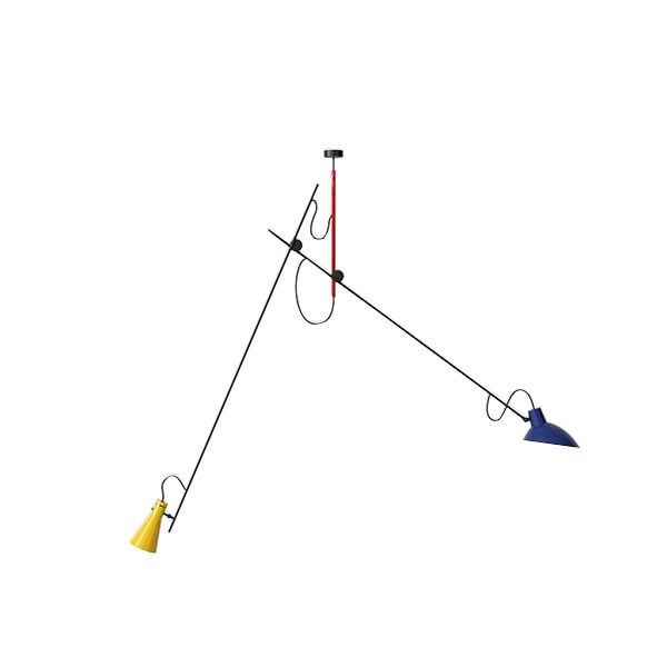 VV Cinquanta Taklampa Suspension Mondrian/Bl&aring;/Gul
