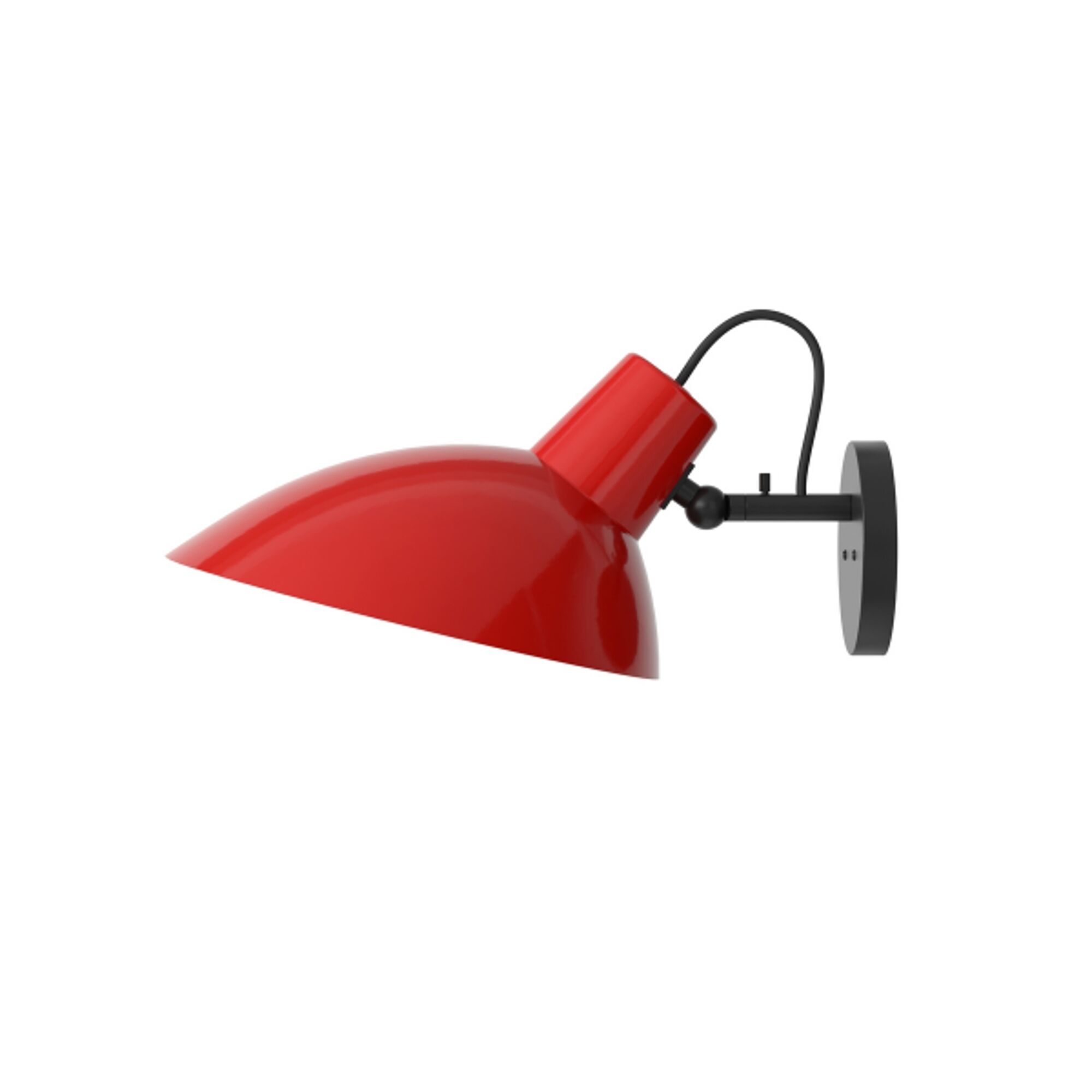 VV Cinquanta V&auml;gglampa Svart/R&ouml;d