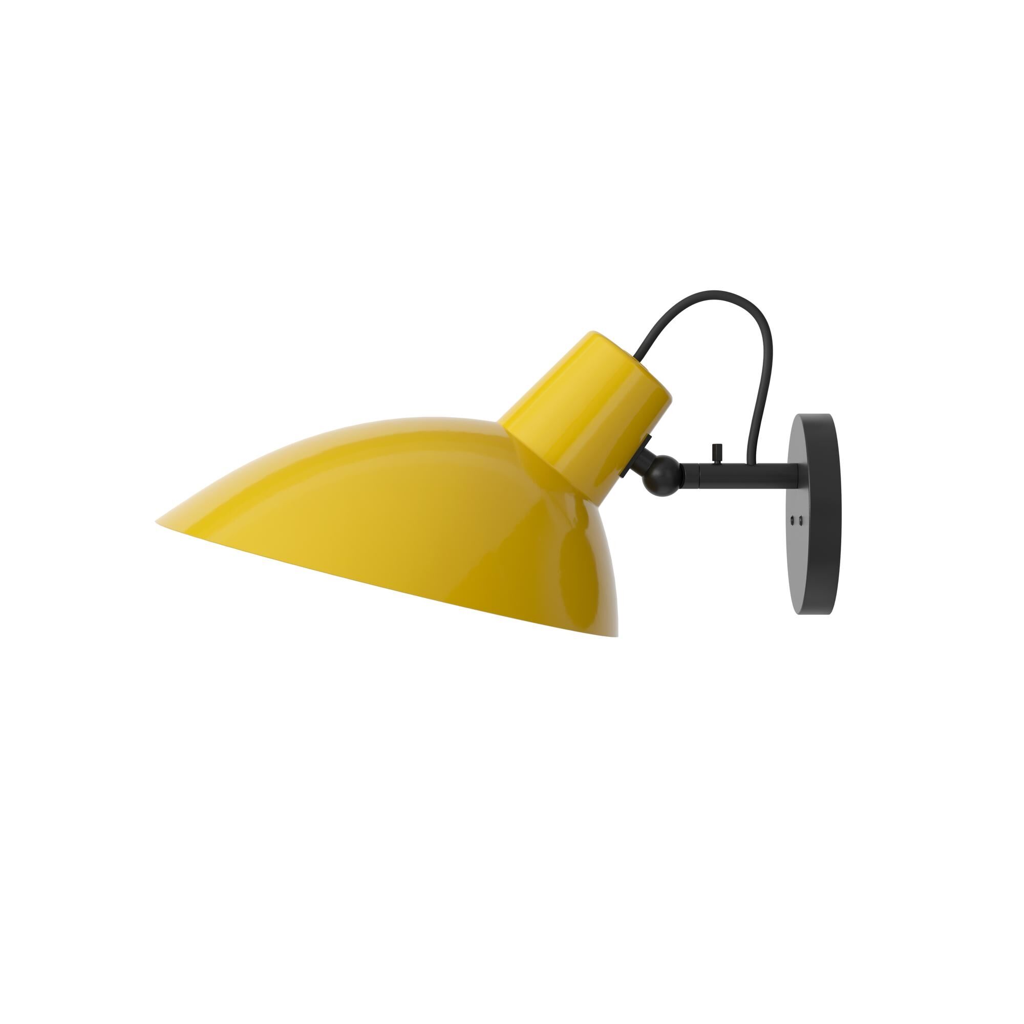 VV Cinquanta V&auml;gglampa Svart/Gul