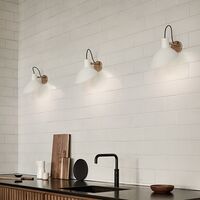 VV Cinquanta Wandlamp Messing/ Wit