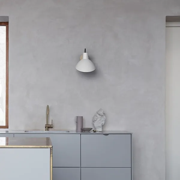 VV Cinquanta Wandlamp Messing/ Wit