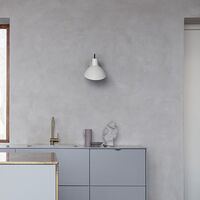 VV Cinquanta Wandlamp Messing/ Wit