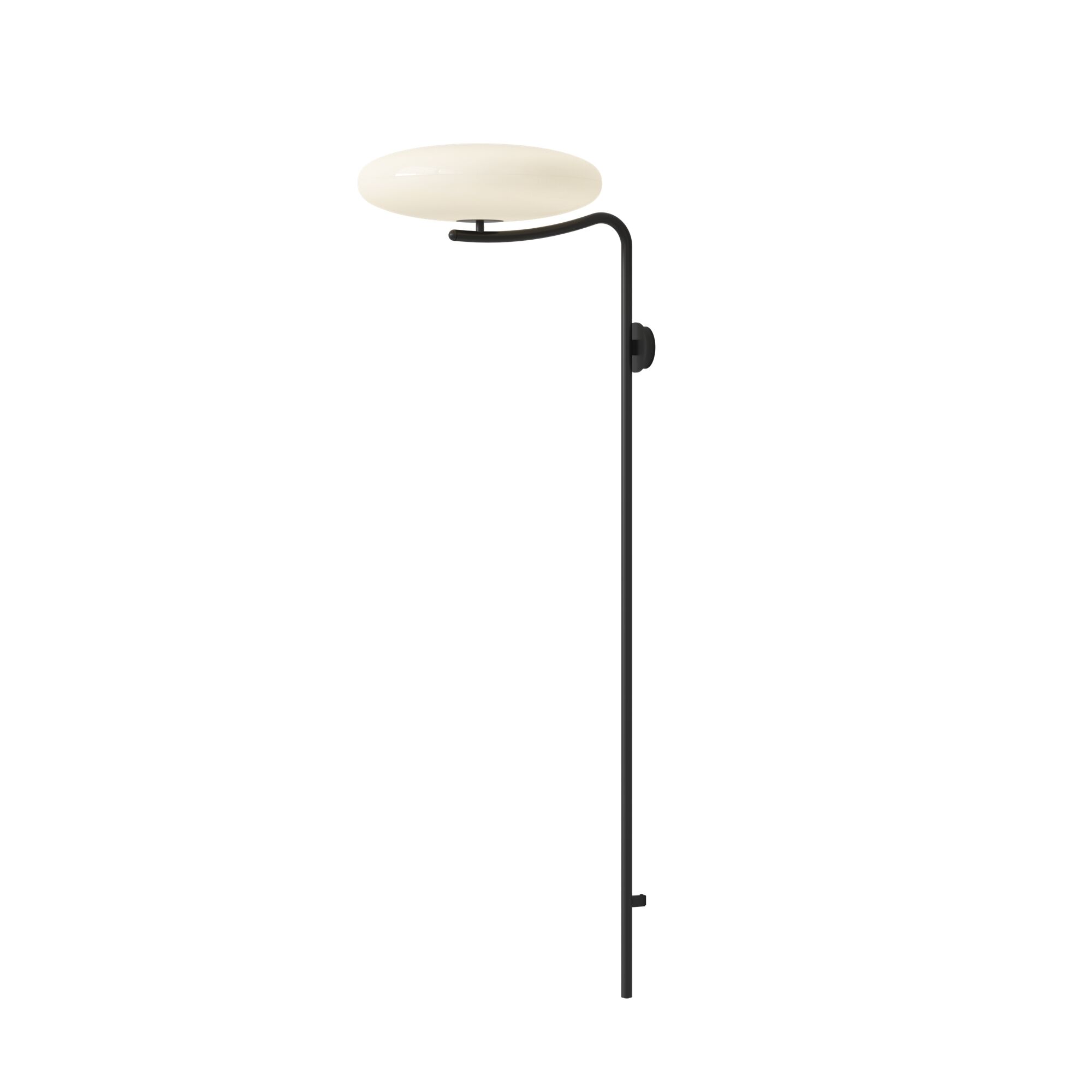 2065 V&auml;gglampa Vit/Svart