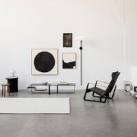 2065 Vegglampe Hvit/ Sort