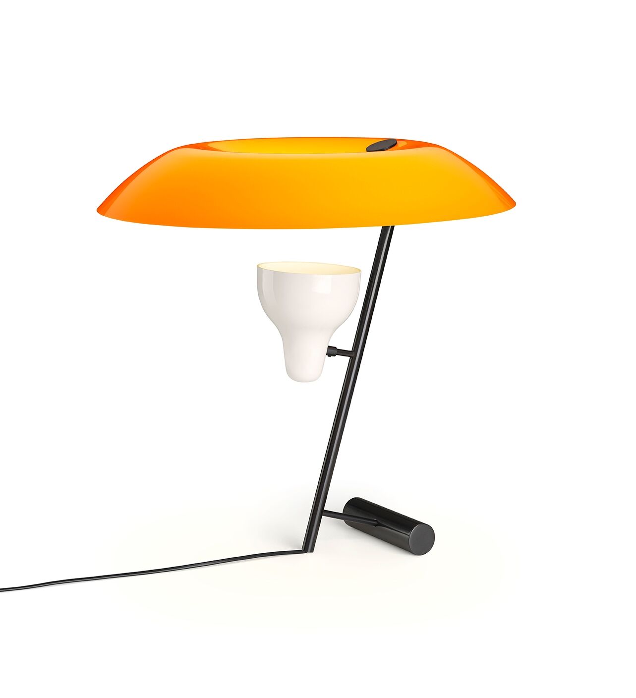 Model 548 Bordslampa M&ouml;rk M&auml;ssing/Orange