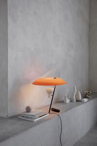 Model 548 Table Lamp Dark Brass/Orange