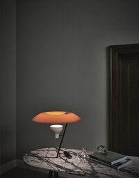 Model 548 Table Lamp Dark Brass/Orange