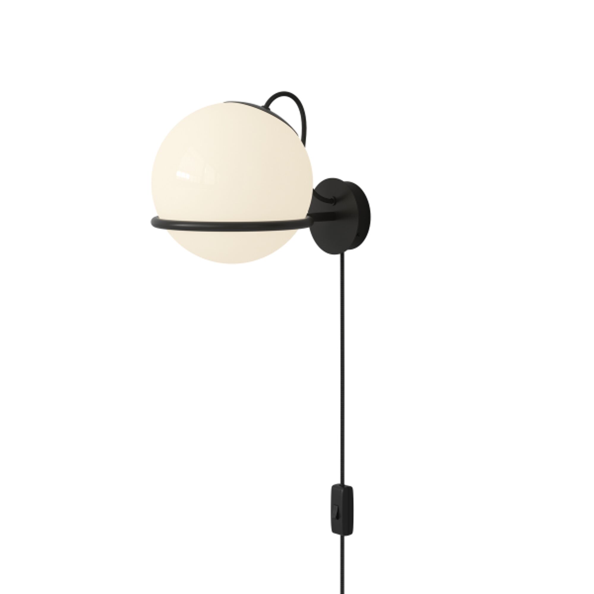 Model 238/1 V&auml;gglampa Svart m. Switch