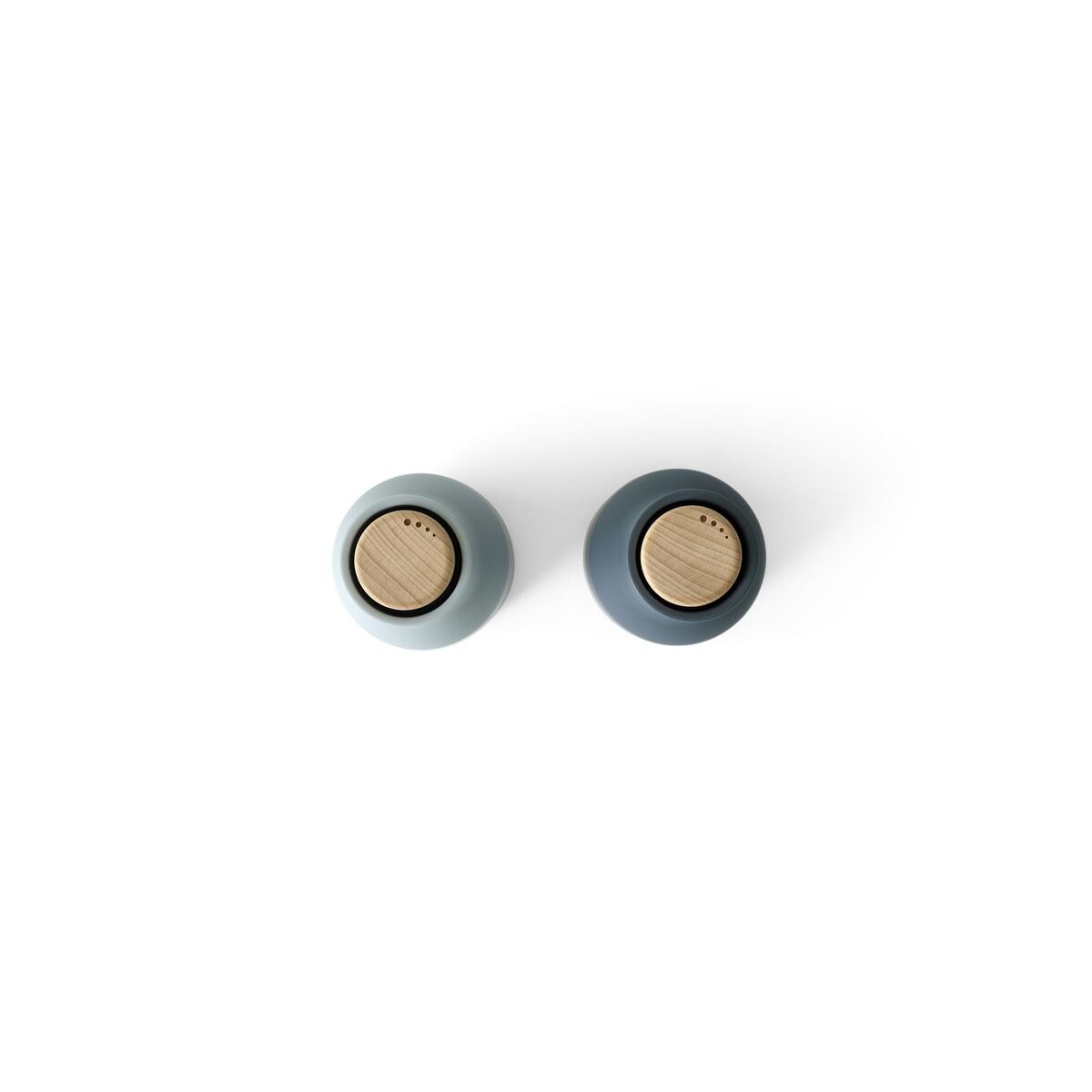 Bottle Grinder 2er-Set Blau/Buche