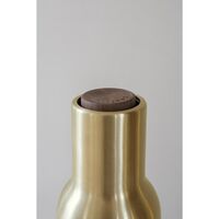 Bottle Grinder 2er-Set Aus Gebürstem Messing/Walnuss