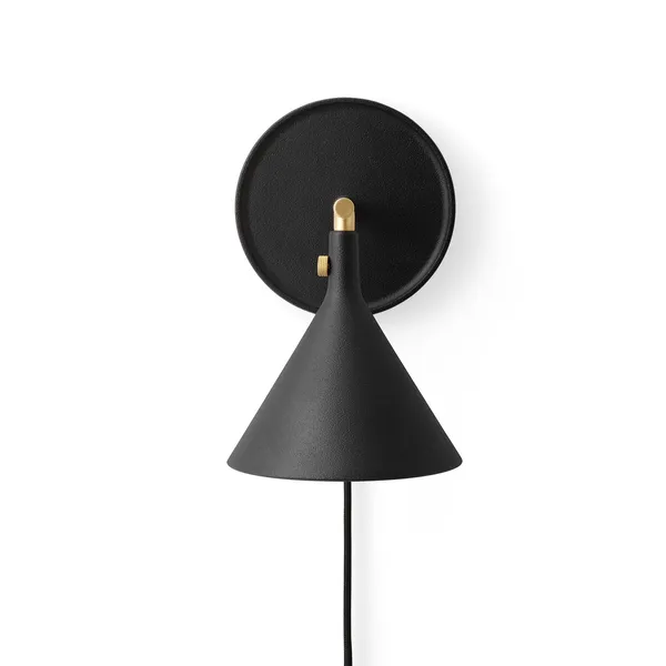 Cast Sconce Wall Lamp M. Diffuser Black