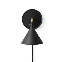Cast Sconce Wall Lamp M. Diffuser Black
