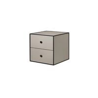 Cornice 35 con 2 Cassetti 35X35X35 Sabbia