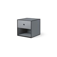 Ram 35 Med 1 Låda 35X35X35 Mörkgrå