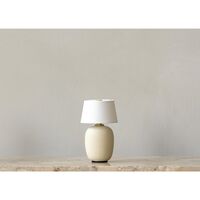 Torso Tischlampe, Tragbar, Ø12, Sand