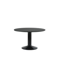 Middle Dining Table Ø120 Black Linoleum