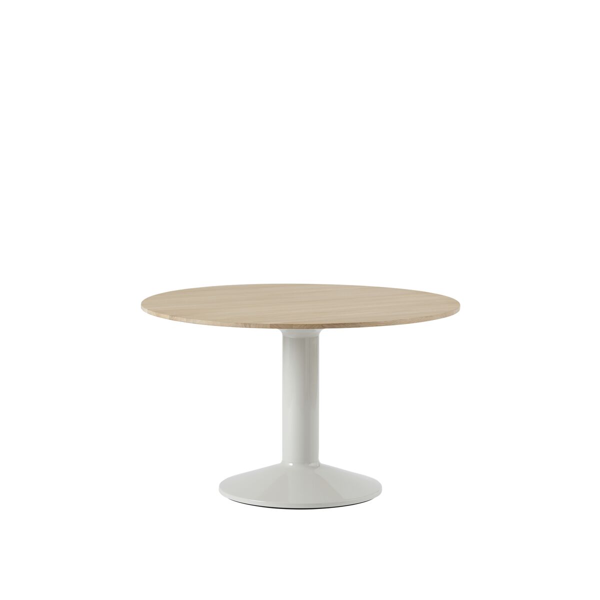 Middle Dining Table Ø120 Oiled Oak/ Gray