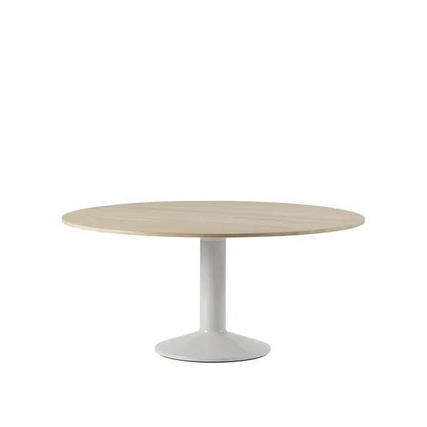 Middle Dining Table Ø160 Oiled Oak/ Gray