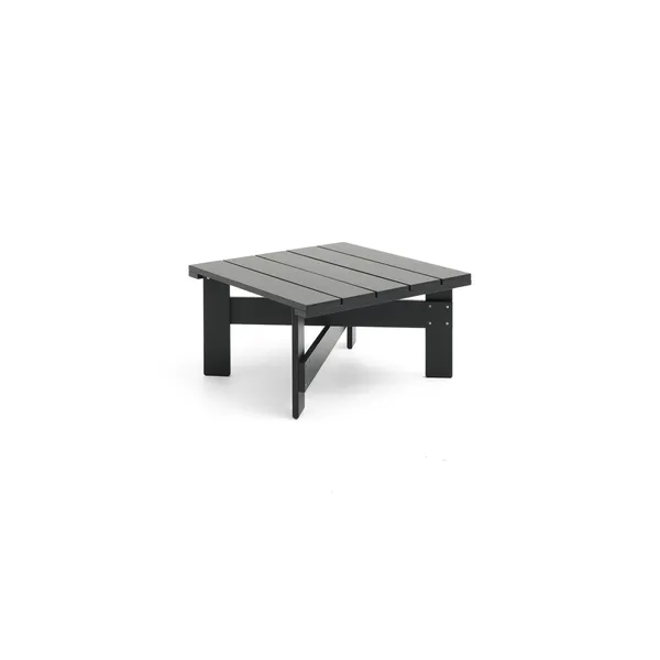 Crate Low Coffee Table Black