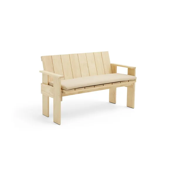 Crate Dining Bench Lacquered Pine