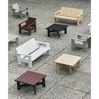 Crate Esszimmerbank London Weiß