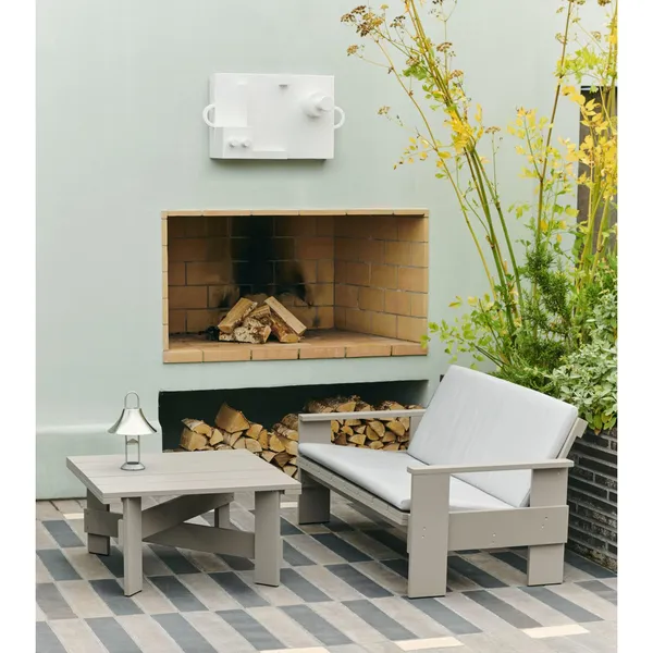 Crate Dining Bench London Fog