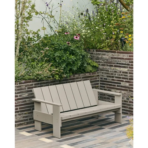 Crate Dining Bench London Fog
