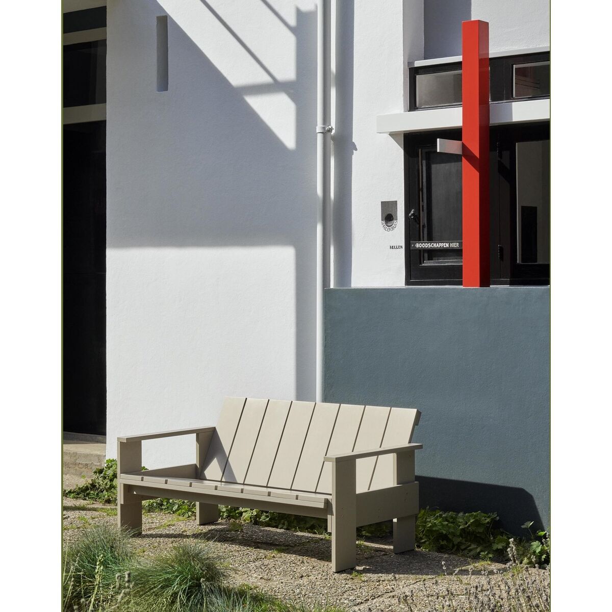 Crate Lounge Soffa Svart