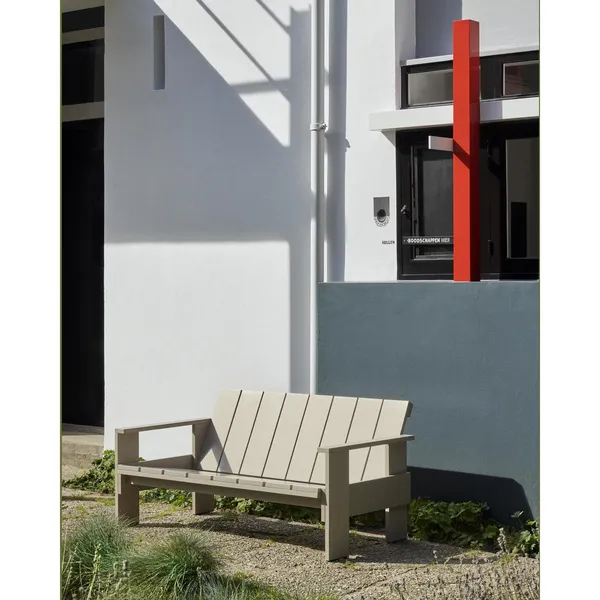 Crate Lounge Sofa Iron Red