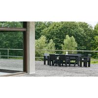 Crate Dining Eettafel L180 Gelakt Grenen